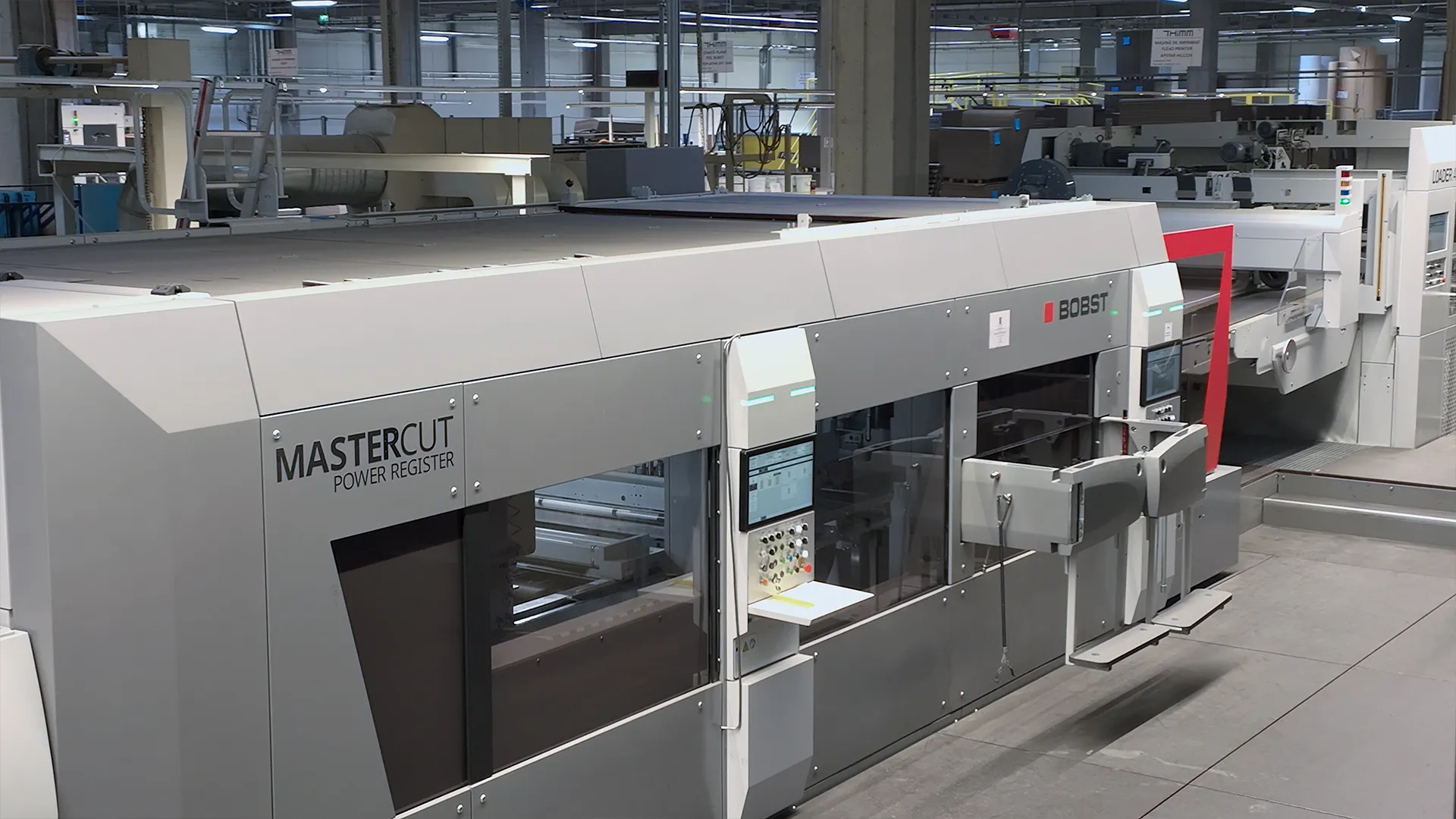 Fustellatrice BOBST MASTERCUT Power Register della linea MASTERCUTLINE da THIMM a Sibiu